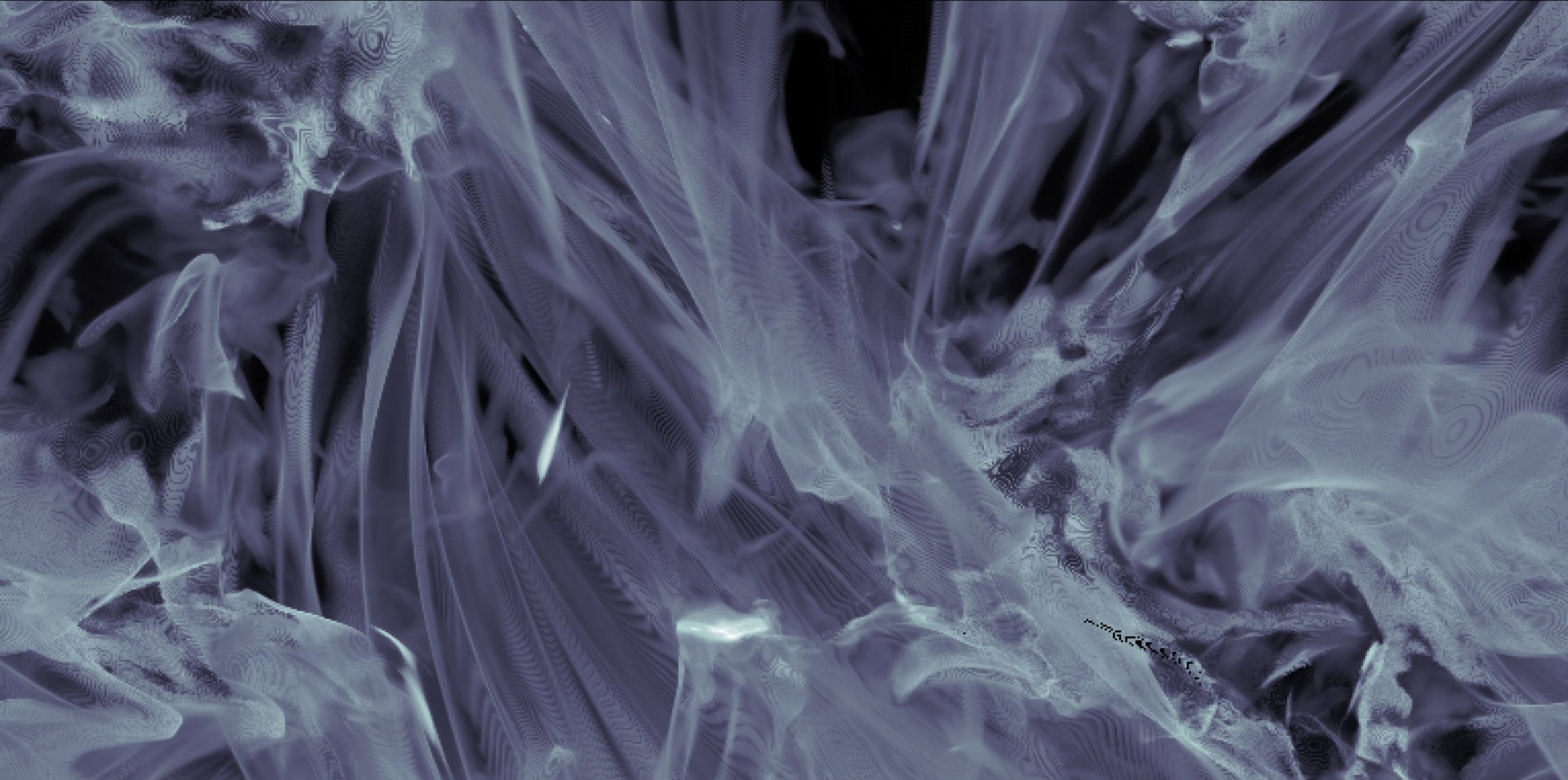 image contains grey, blue smokes simulating accelerated electrons