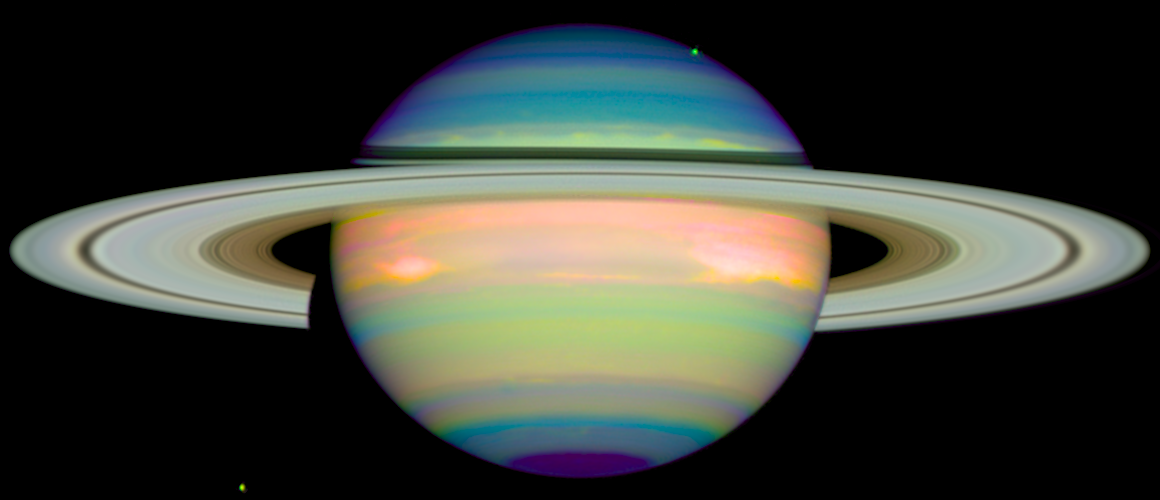 Hubble Space Telescope image of planet Saturn.