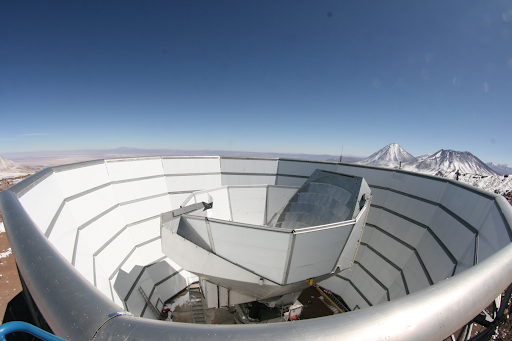 Photo of a design of the telescope