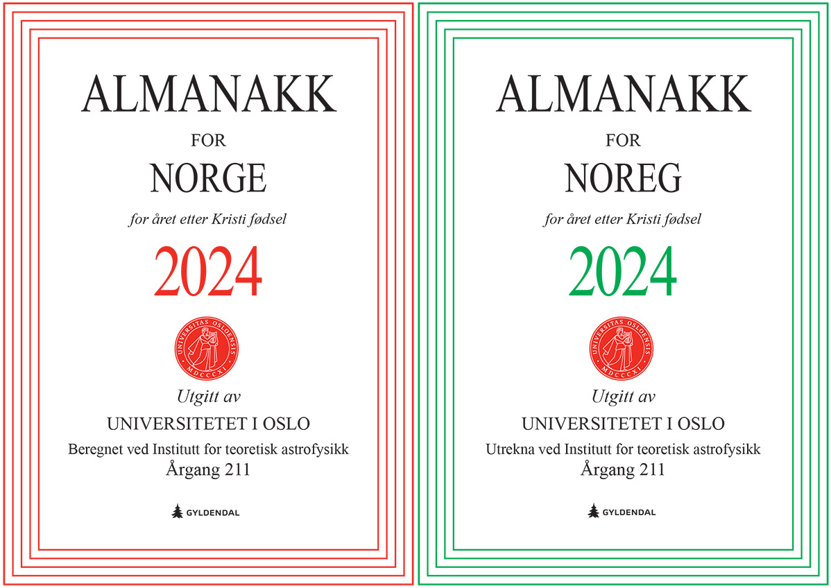bildet av to bøker hvite med grønne og røde strekker