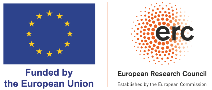 Logo of the EU and ERC.