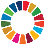 Logo for United Nations Sustainable Development Goals, colour wheel