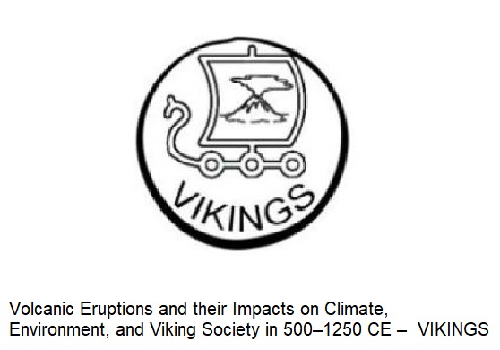 LOGO - Volcanic Eruptions and their Impacts on Climate, Environment, and Viking Society in 500–1250 CE (VIKINGS)