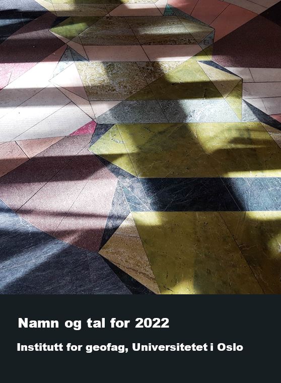 Bilde: Årsrapport (namn og tal) for 2022, Institutt for geofag, Universitetet i Oslo - UiO