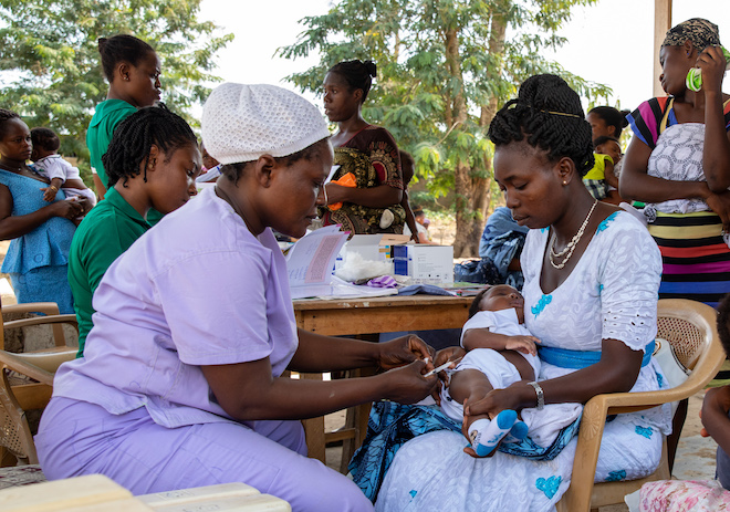 Ghana child immunization program