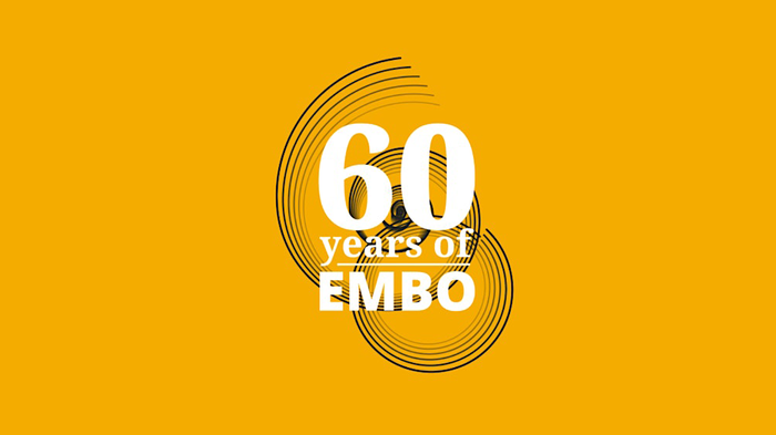 Poster som sier: "60 years of EMBO".