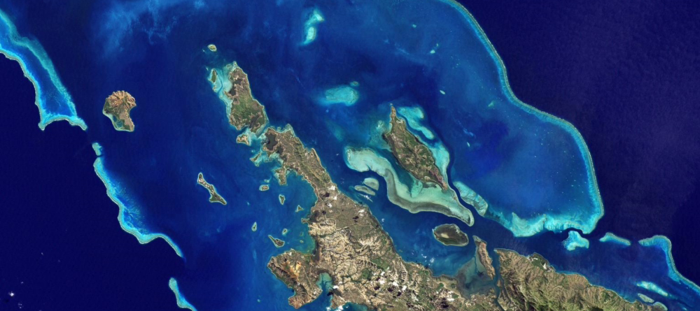 Satelittbilde korallrev