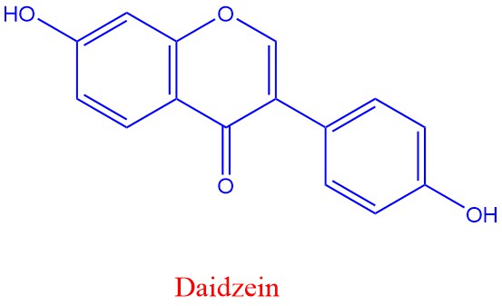 Daidzein kjemisk formel