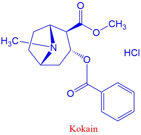 Kokain kjemisk formel