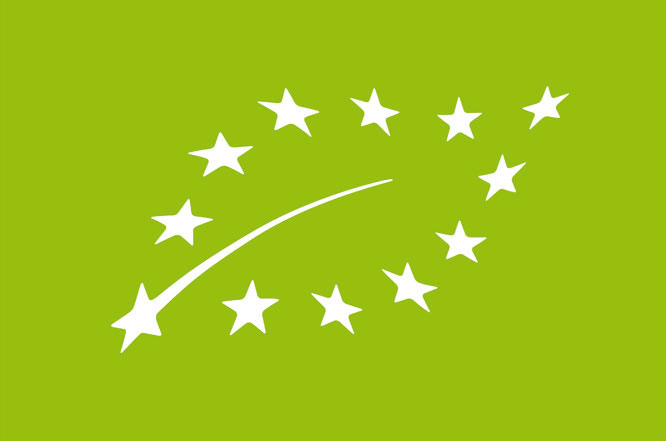 EU symbol for organisk jordbruk