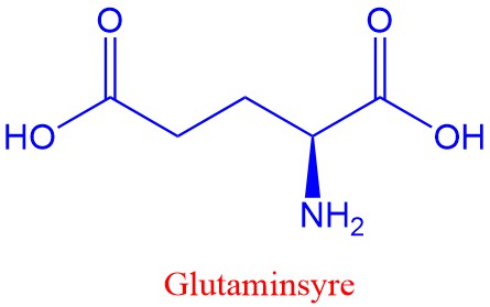 Glutaminsyre kjemisk struktur