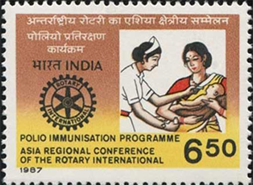 Polio frimerke