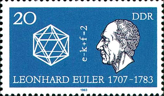 Euler frimerke polyederformel