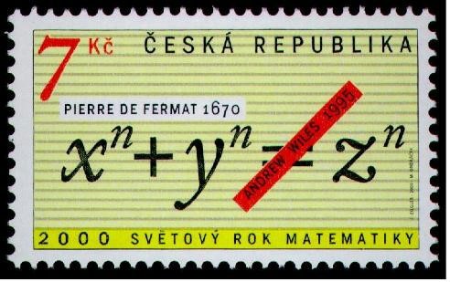 Fermats siste sats frimerke