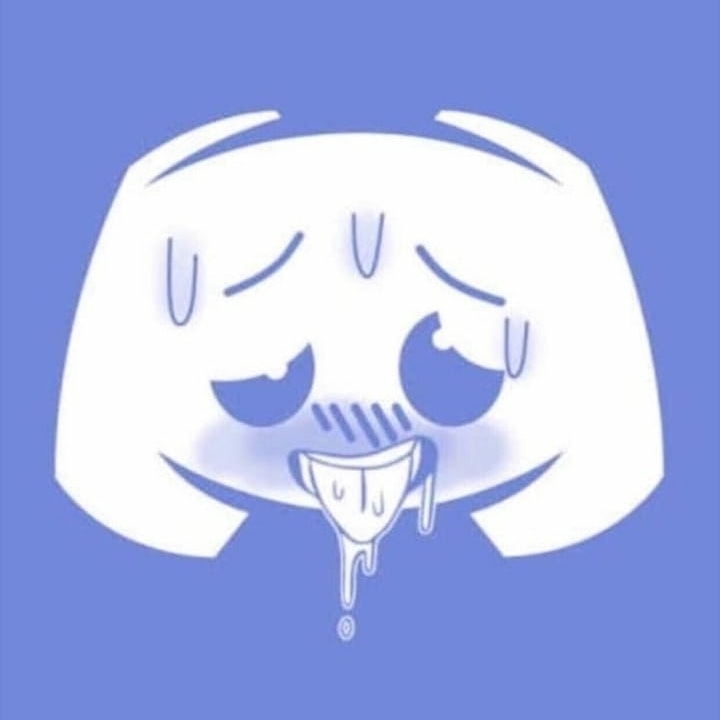 Discord logo med anime-ansikt