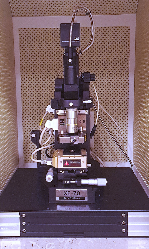 Image of the atomic force microscopy at the Department of Chemistry UiO
