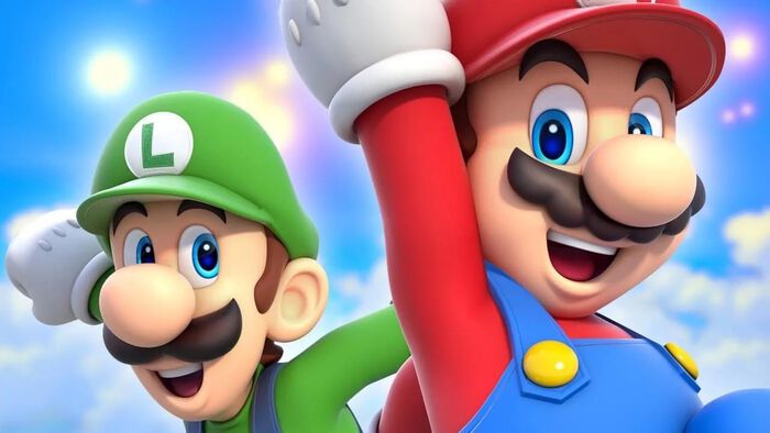Bildet inneholder Mario og Luigi