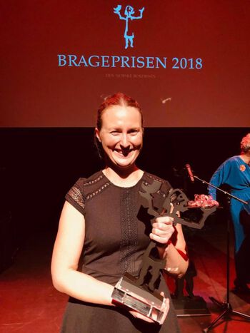 Anja Røyne With Brageprisen 2018