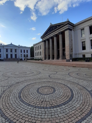 PHAB is one of several SFF-centres at the University of Oslo (UiO). The picture is of the Domus Academica and the Universitetsplassen in central Oslo. Photo: Gunn K. Tjoflot
