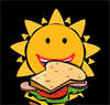 sun, sandwich